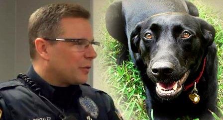 Den trofaste hunden ledet politiet til sin syke eier, og reddet livet hennes.