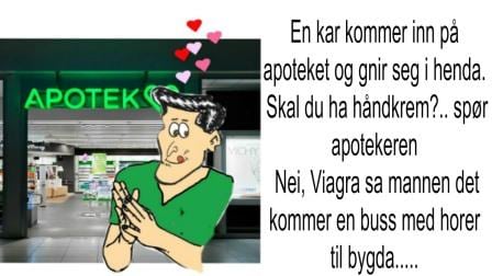 Han har store forventninger  – men det som skjer…Haha!