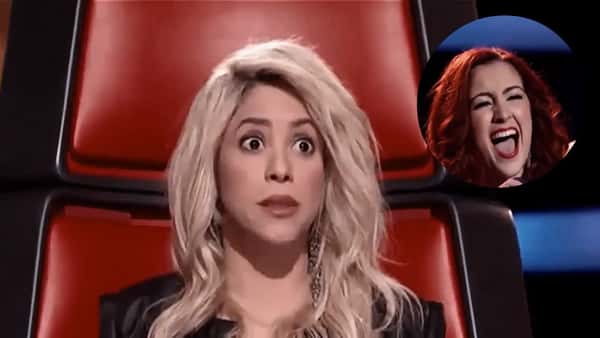 21-åringen stiller opp i The Voice, og sjokkerer Shakira når hun synger en av hennes slagere!