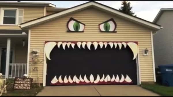 Hun gjorde om garasjen sin til et glefsende monster, kan ikke tro at over 32 millioner har sett den!