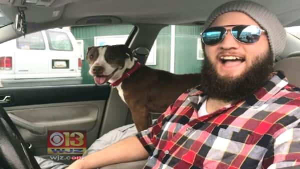 Ex-kjæresten forlot hunden over 200 mil unna – da kjørte den fremmede mannen hunden hjem!