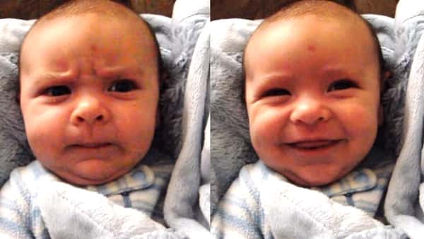 Pappa spør babyen om han har sovet godt – svaret fra den lille gutten er helt fantastisk!