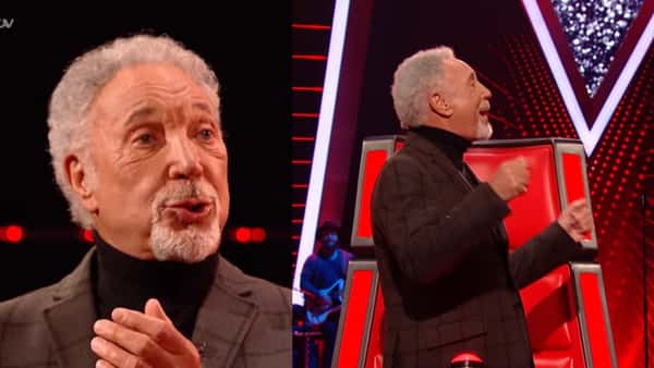 Tom Jones er mentor i The Voice, men når ‘Great Balls of Fire’ spilles, er det han som stjeler showet!