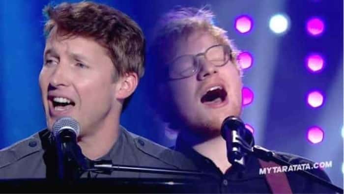Sheeran og Blunt slår seg sammen og synger Elton Johns vakre klassiker. Gåsehud!