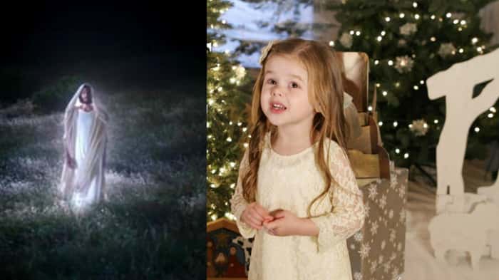 Fire år gamle Claire synger «Silent Night» og skaper helt magisk julestemning!