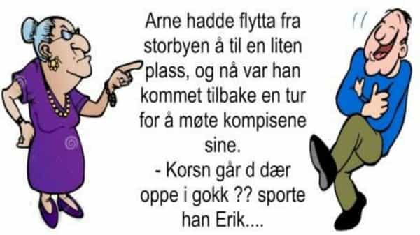 Folk i bygda var lei av kjerringa som satte ut rykter om folk, men en dag fikk hun «smake sin egen medisin» 😉